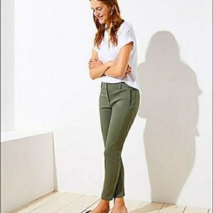 Loft skinny side zip ankle pant